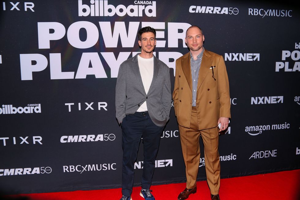 Derek "Drex" Jancar and Oliver El-Khatib of OVO at Billboard Canada Power Players 2025.