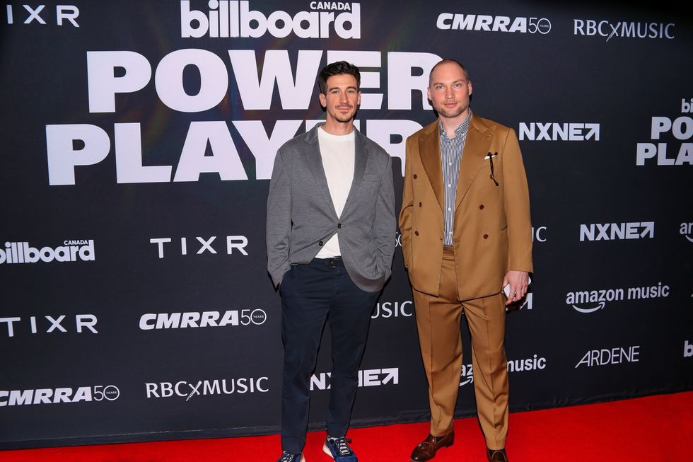 Derek "Drex" Jancar and Oliver El-Khatib of OVO at Billboard Canada Power Players 2025.