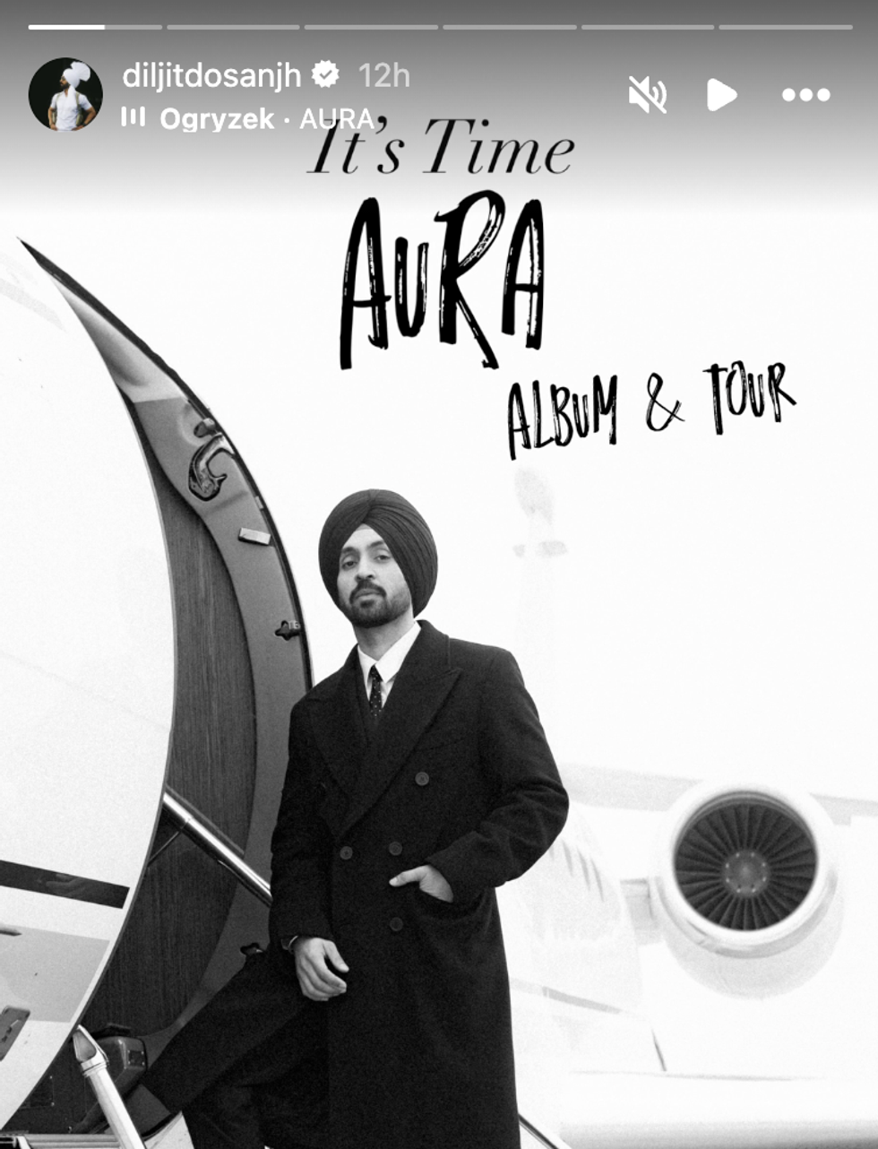 Diljit Dosanjh Announces Aura Tour 2025 and New Album