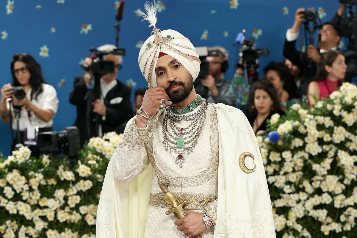 Diljit Dosanjh at the 2025 Met Gala.