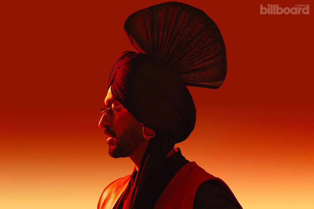 Diljit Dosanjh photographed by Lane Dorsey on July 15, 2024 in Toronto. Styling by Alecia Brissett.