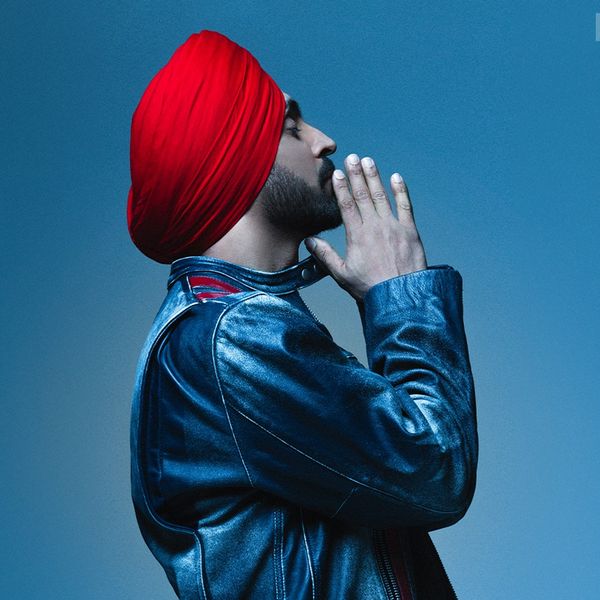 Diljit Dosanjh photographed by Lane Dorsey on July 15 in Toronto. Styling by Alecia Brissett. On Diljit: EYTYS jacket