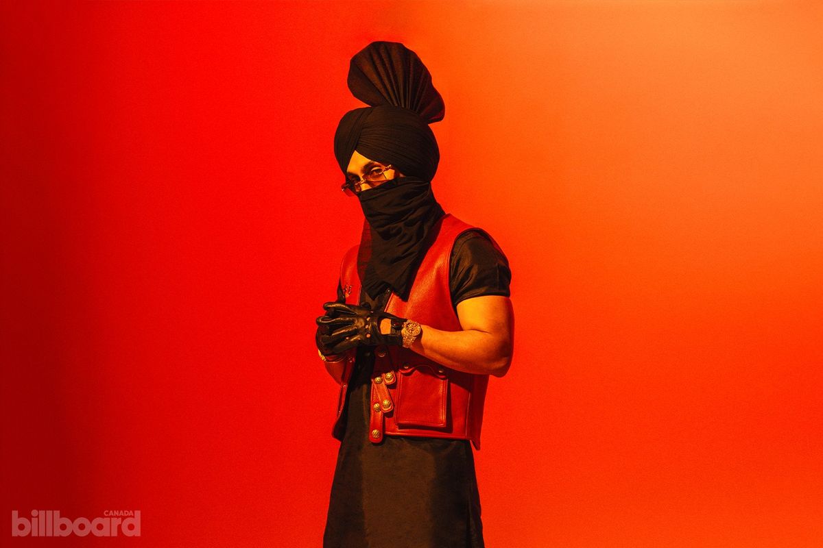 Diljit Dosanjh photographed by Lane Dorsey on July 15 in Toronto. Styling by Alecia Brissett.