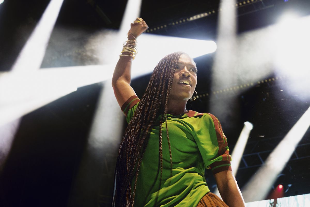 Doechii performs at Osheaga 2025 in Montreal.