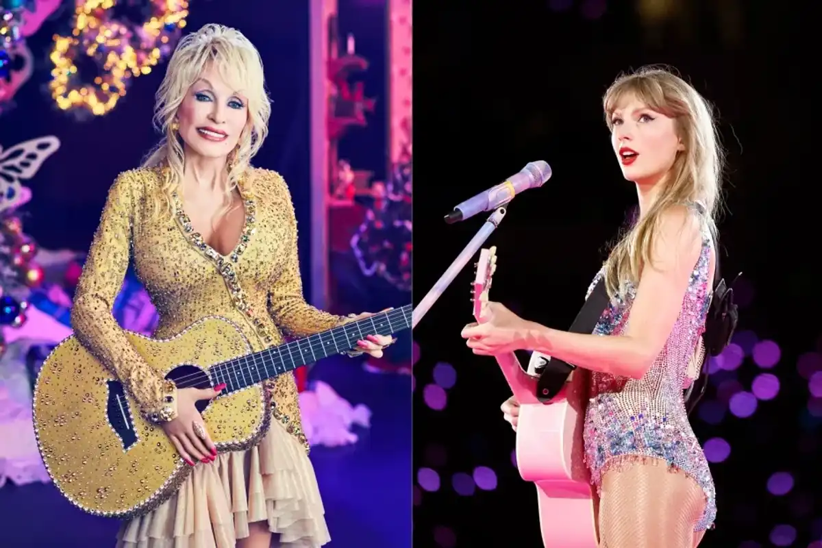Dolly Parton and Taylor Swift