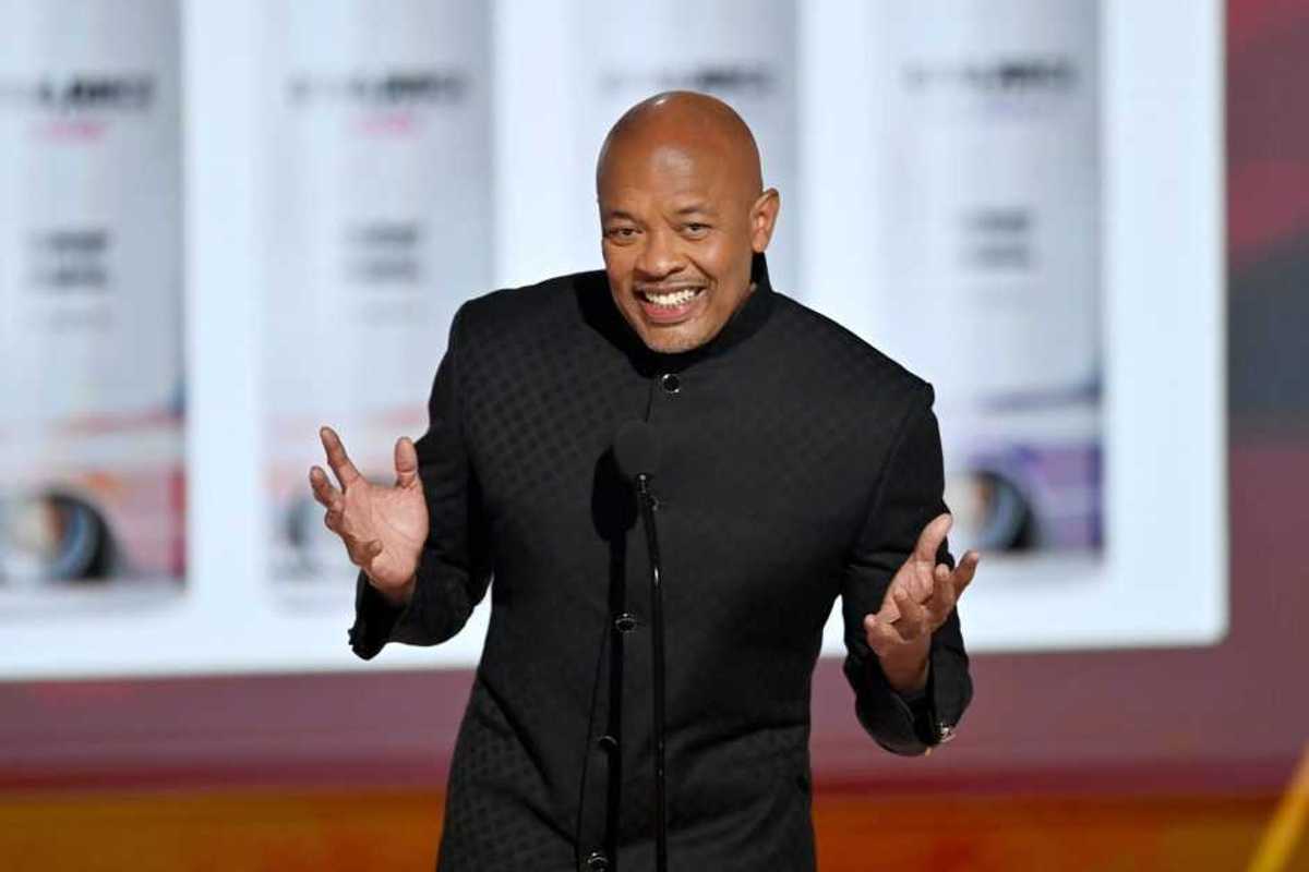 Dr. Dre speaks onstage during the 2025 BET Awards at Peacock Theater on June 09, 2025 in Los Angeles, California.