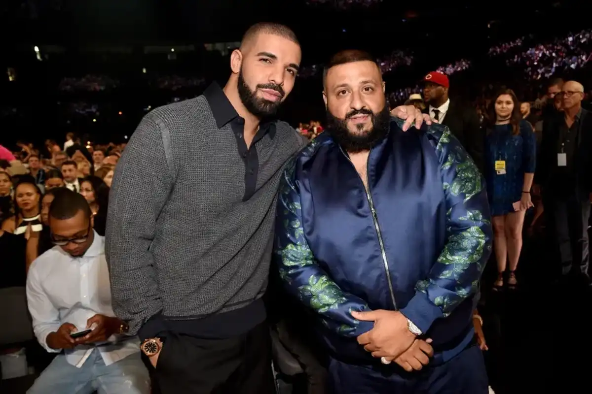 Drake and DJ Khaled attend the 2017 Billboard Music Awards at T-Mobile Arena on May 21, 2017 in Las Vegas.