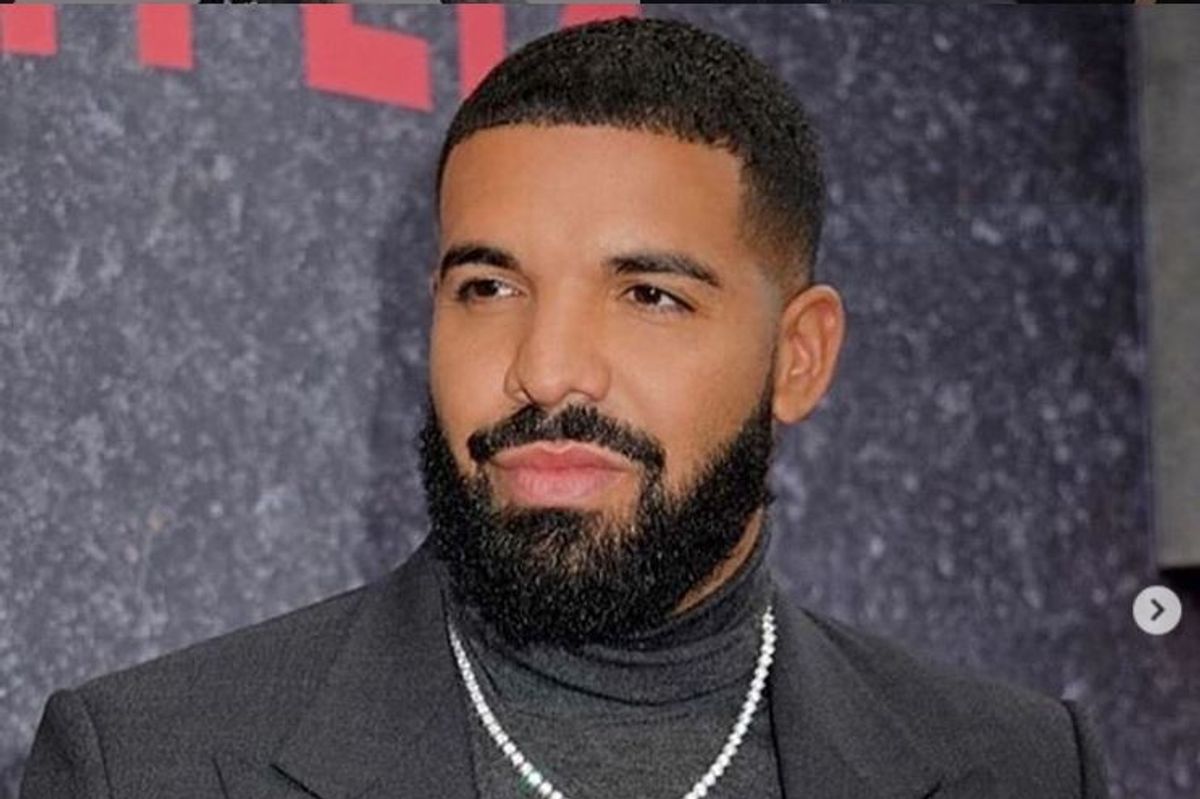 Drake, as captured on his Instagram account.