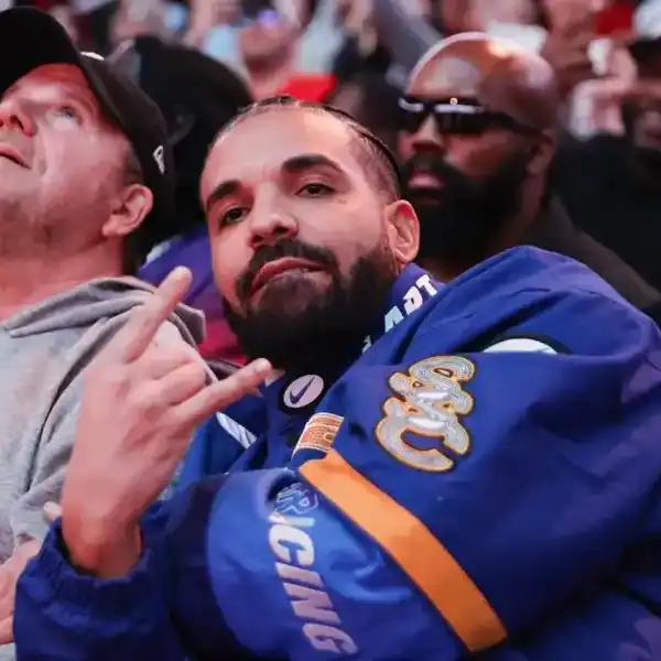 Drake attends a game between the Houston Rockets and the Cleveland Cavaliers at Toyota Center on March 16, 2024 in Houston, Texas.