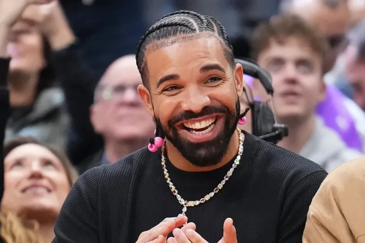 Drake attends the Toronto Raptors and the Sacramento Kings basketball game at the Scotiabank Arena on Nov. 2, 2024 in Toronto, Canada.