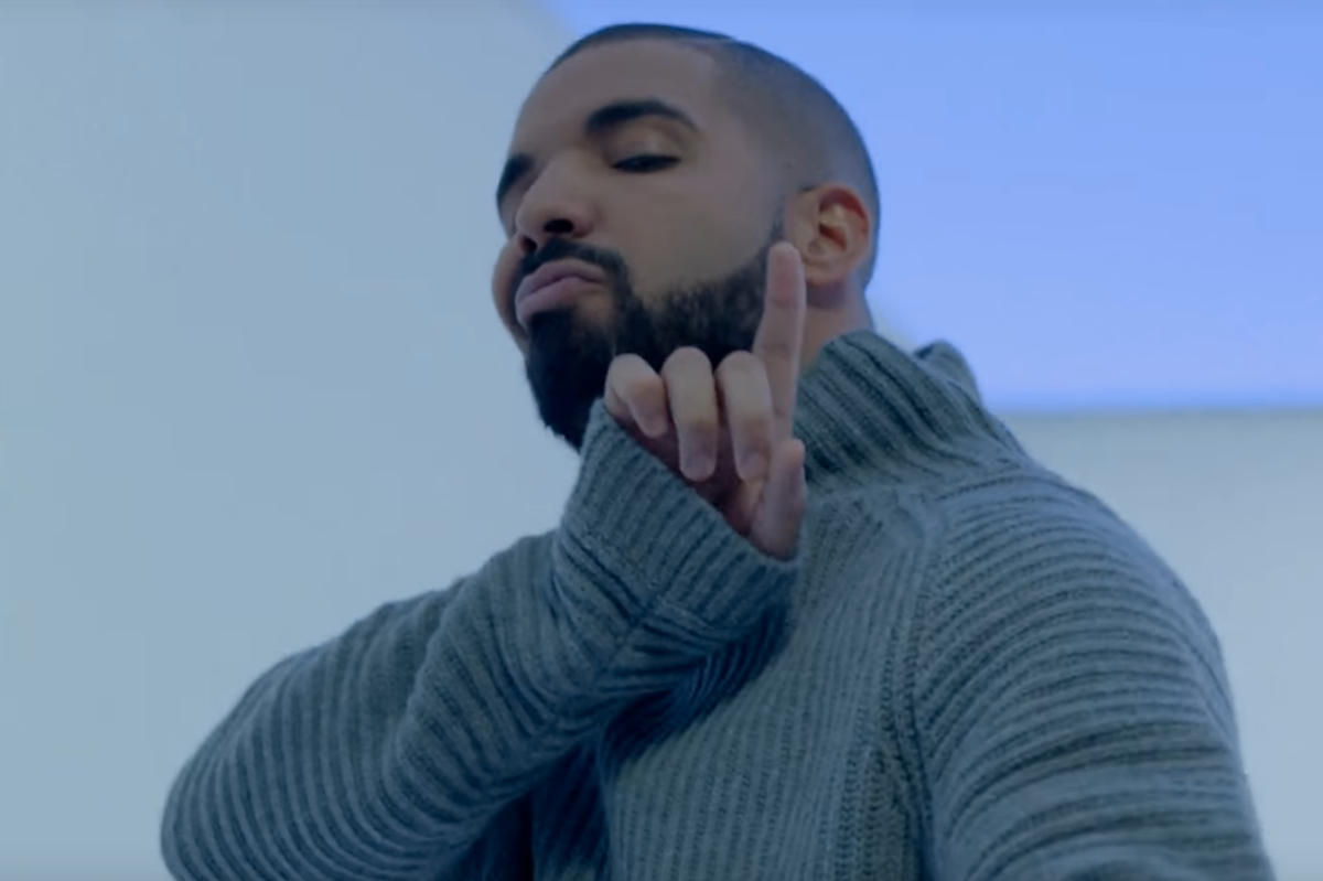 Drake in "Hotline Bling" music video