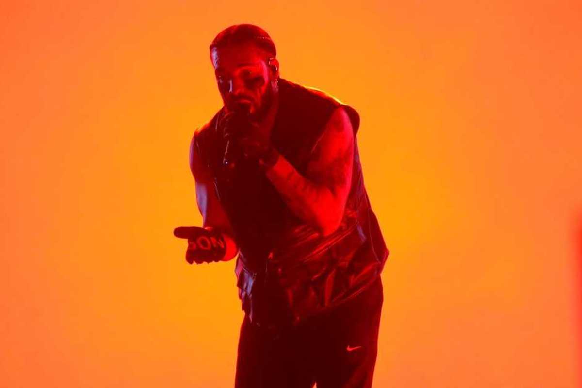 Drake performs during day two of Lollapalooza Chile 2023 on March 18, 2023, in Santiago, Chile.