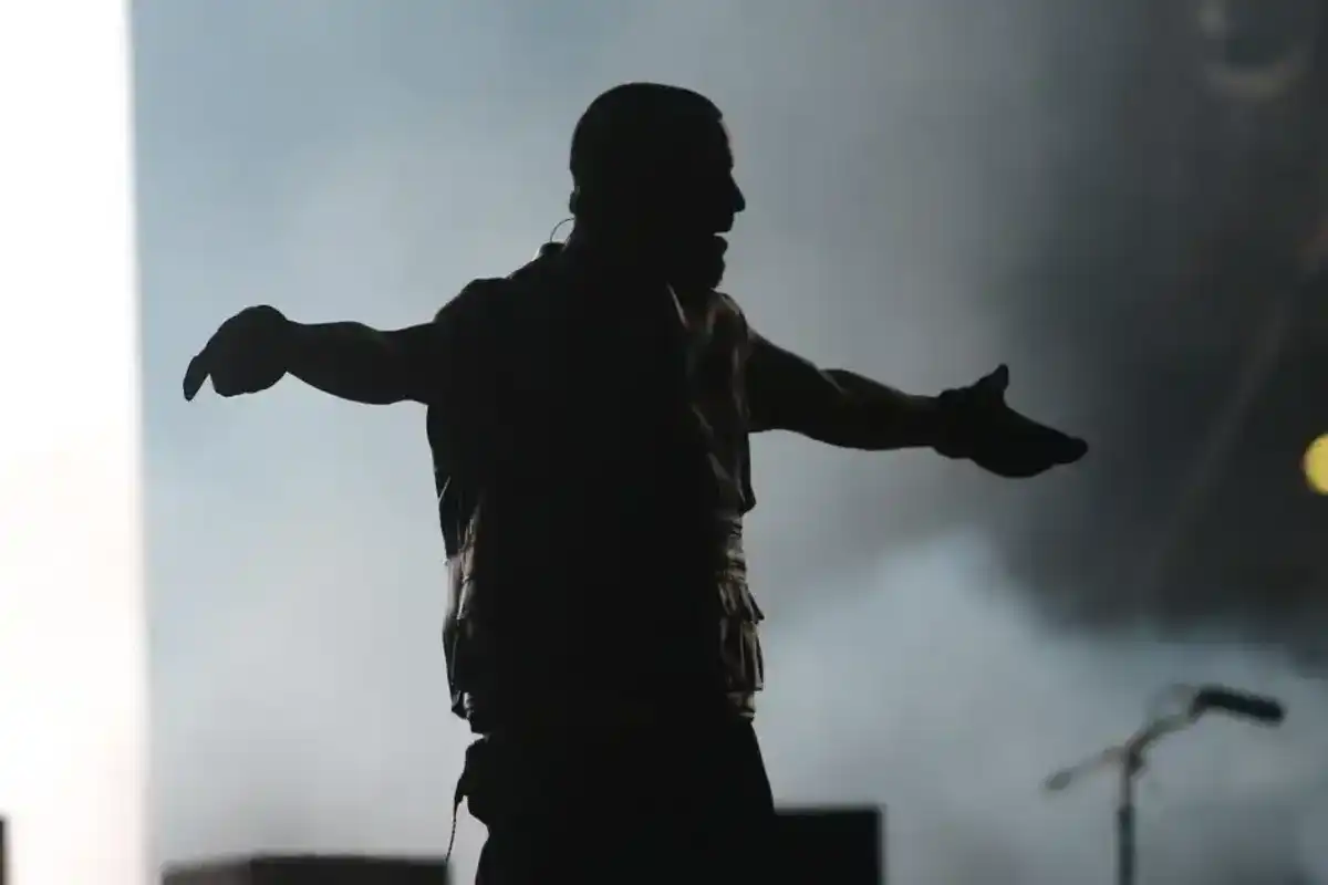 Drake performs during day two of Lollapalooza Chile 2023 on March 18, 2023 in Santiago, Chile.