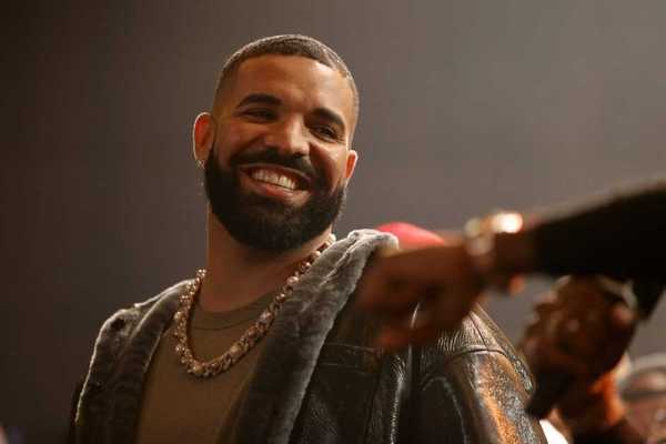Drake speaks onstage during his Til Death Do Us Part rap battle on Oct. 30, 2021, in Long Beach, Calif.