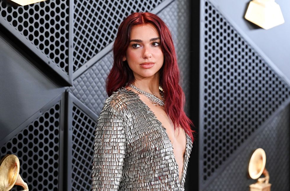 Dua Lipa at the 66th Annual GRAMMY Awards held at Crypto.com Arena on Feb. 4, 2024 in Los Angeles, California.