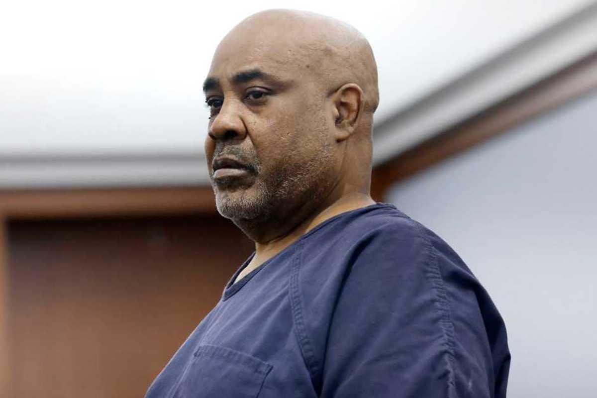 Duane "Keffe D" Davis, who is accused of orchestrating the 1996 slaying of Tupac Shakur, appears in court during a bond hearing at the Regional Justice Center August 27, 2024 in Las Vegas, Nevada.