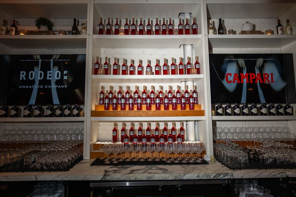 Easy's Waltz premiere party sponsored by Campari and Discreta.