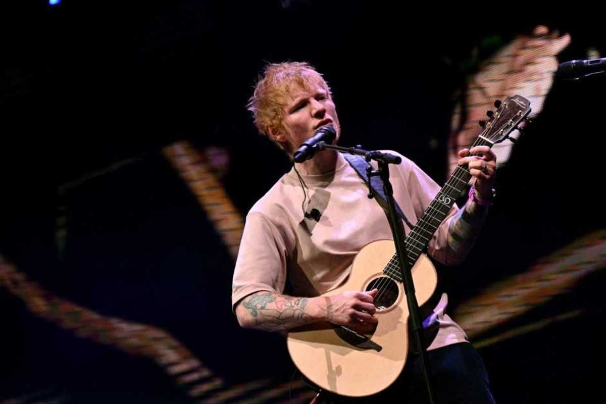 Ed Sheeran performs during iHeartRadio KISS108's Jingle Ball 2025 at TD Garden on Dec. 14, 2025 in Boston, Mass.