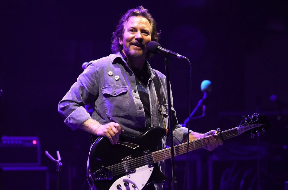 Eddie Vedder And The Earthlings perform at theBeacon Theatre on Feb. 3, 2022 in New York City.