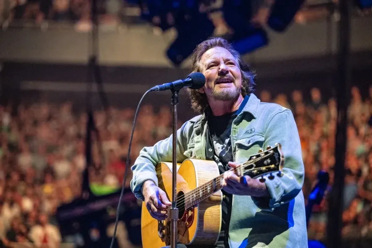 Eddie Vedder of Pearl Jam performs live on stage at Moody Center on September 18, 2023 in Austin, Texas.