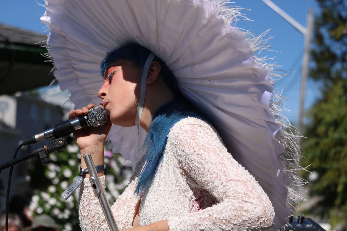 Elisabete Balčus performing at FME