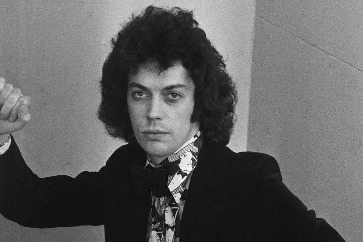 English actor and singer Tim Curry photographed in the UK on January 23rd 1974.