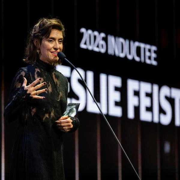 Feist at the Canadian Songwriters Hall of Fame 2026 gala at Massey Hall in Toronto.