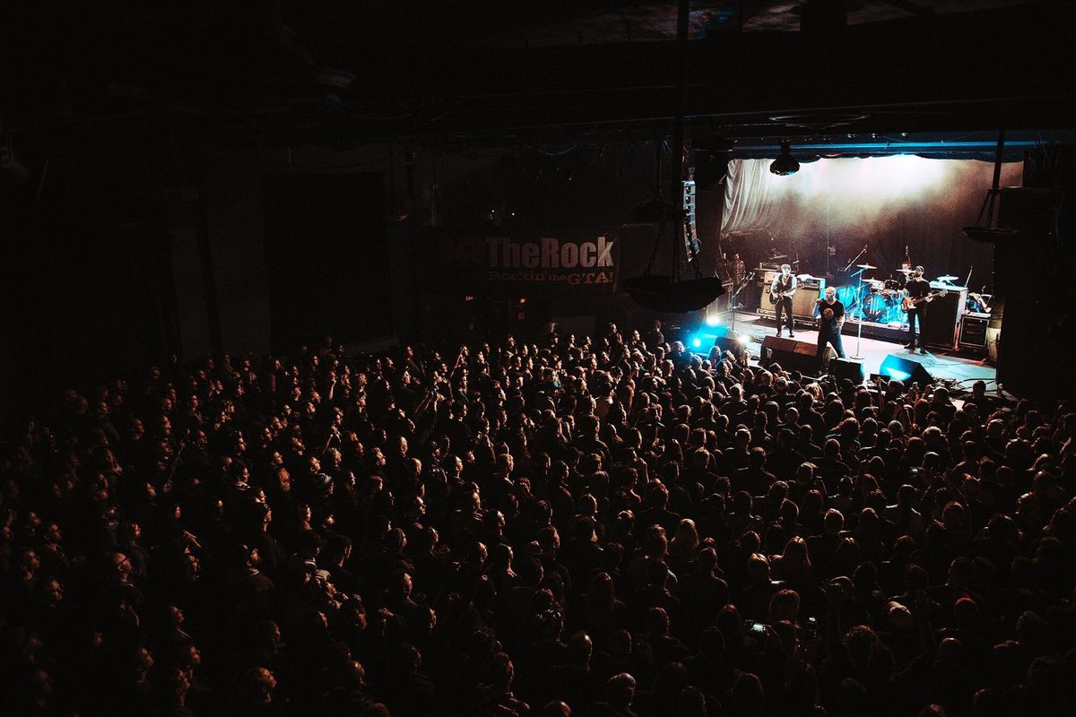 Finger Eleven at a live show at the Phoenix Concert Theatre