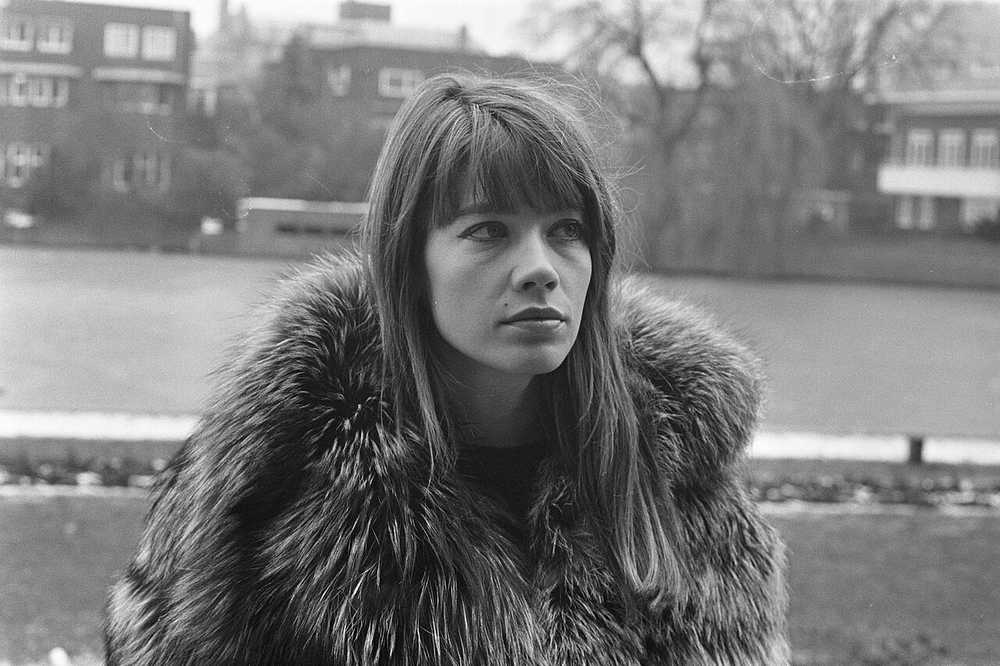 Photo noir et blanc de Françoise Hardy - Tableau noir et blanc de Photo noir et blanc de Françoise Hardy - Tableau noir et blanc de