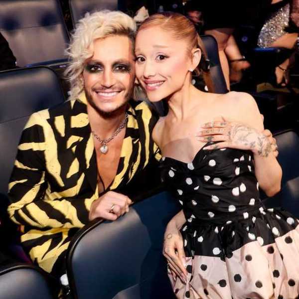 Frankie Grande, Ariana Grande at the MTV Video Music Awards 2025 held at UBS Arena on Sept. 7, 2025, in New York.
