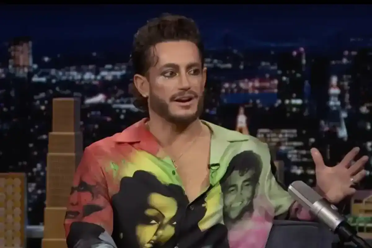 Frankie Grande talks Celine Dion loving sister Ariana's impression of her on "the Tonight Show" on June 11, 2026.