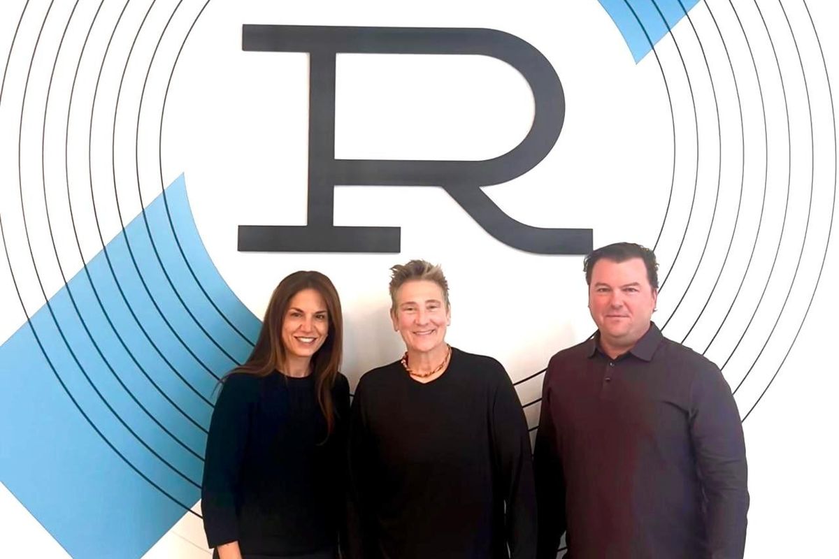 Golnar Khosrowshahi (Reservoir Founder and Chief Executive Officer), k.d lang & Rell Lafargue (President and COO of Reservoir)
