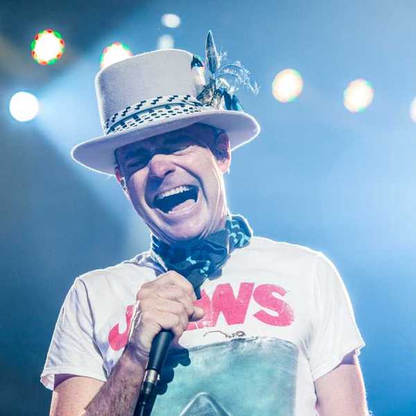 Gord Downie at The Tragically Hip's final show in Kingston, Ontario in 2016.