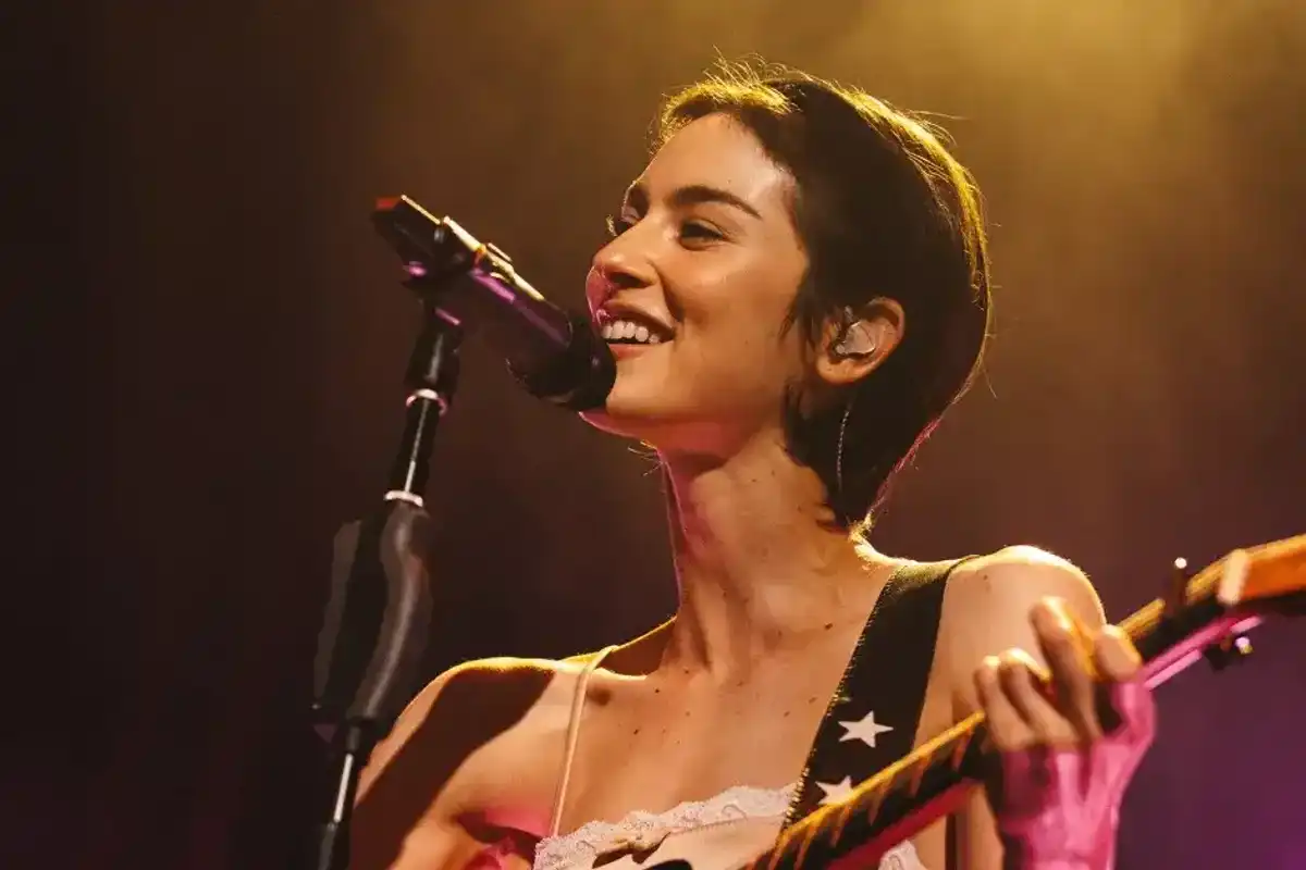 Gracie Abrams performs at Gracie Abrams: Live from the Bowery Ballroom in celebration of 'Daughter from Hell' on July 14, 2026 in New York City.