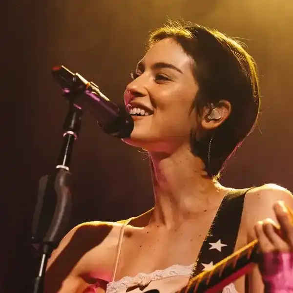 Gracie Abrams performs at Gracie Abrams: Live from the Bowery Ballroom in celebration of 'Daughter from Hell' on July 14, 2026 in New York City.