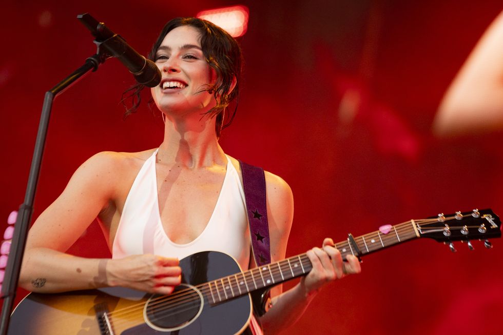 Gracie Abrams performs at Osheaga 2025.