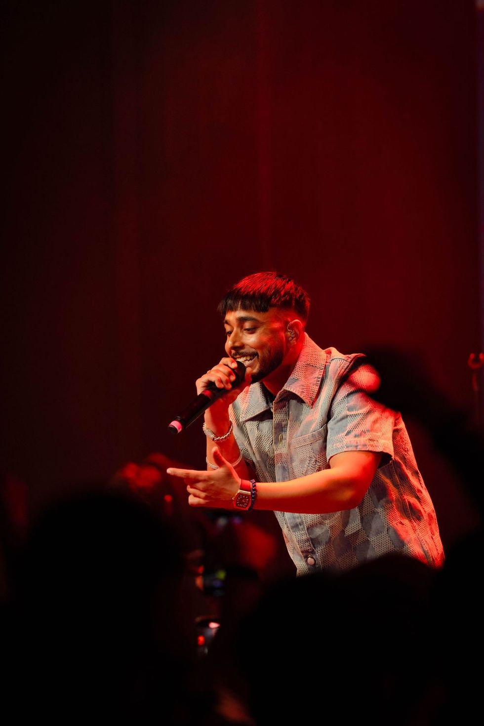 Gurinder Gill at SiriusXM Canada's Dhamaka launch at NXNE 2025.