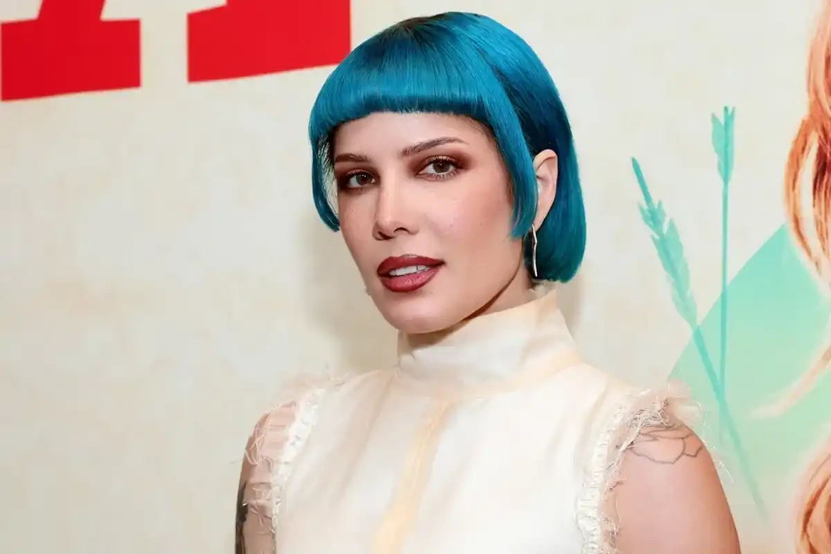 Halsey attends the Los Angeles Special Screening of "Americana" at Desert 5 Spot on August 03, 2025 in Los Angeles, California.