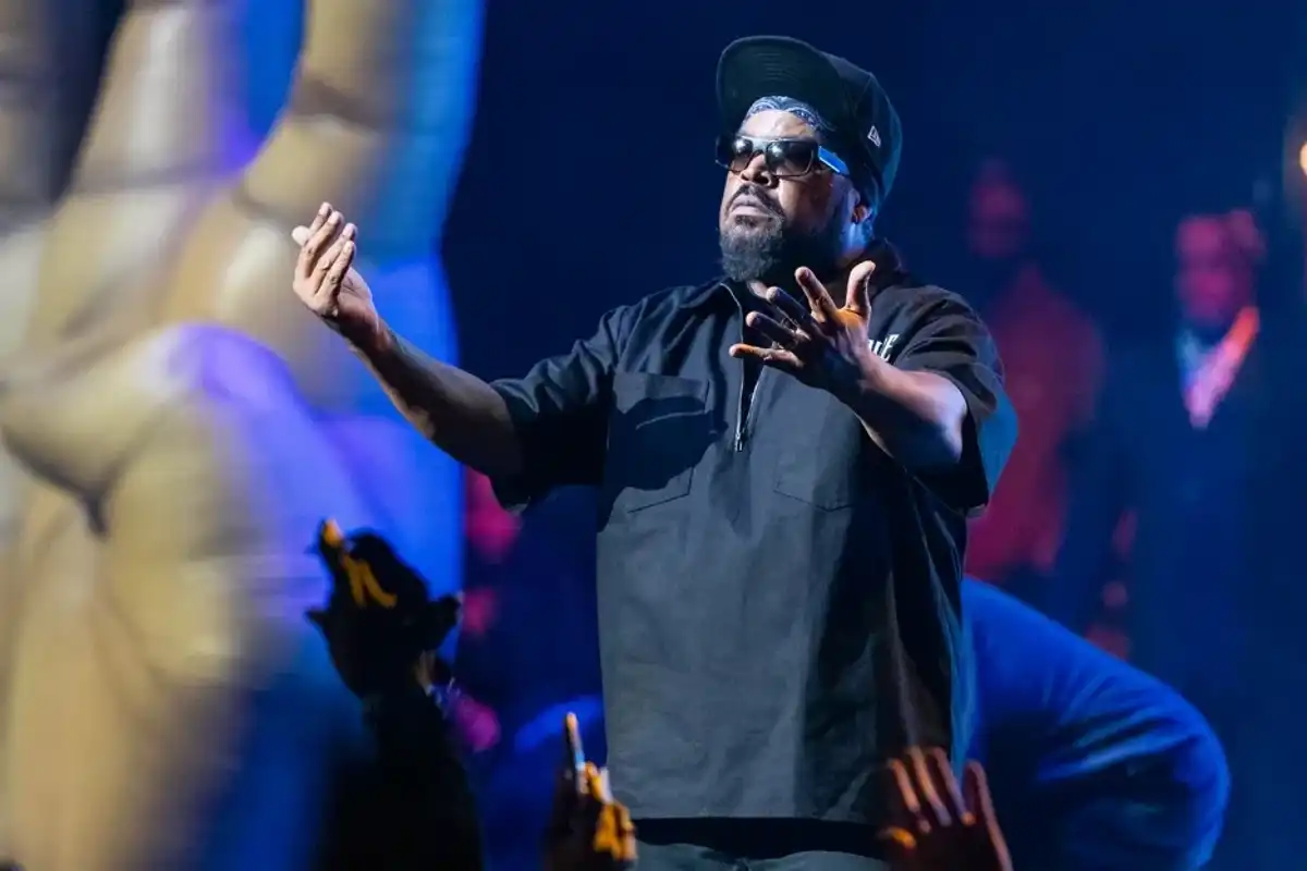 Ice Cube performs at Fox Theater on December 14, 2024 in Detroit, Michigan.