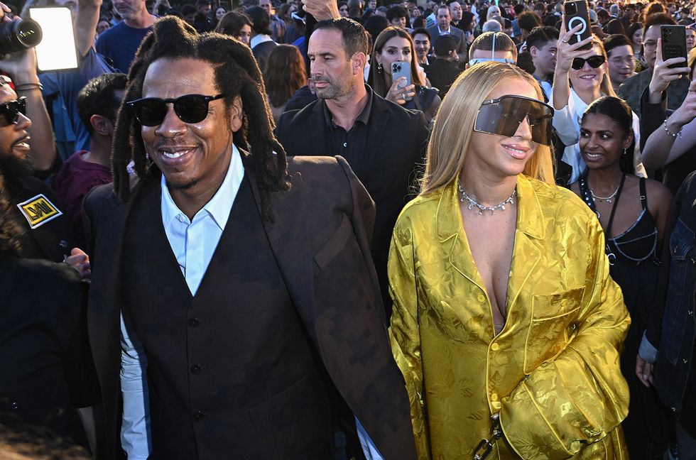 Beyonce & Jay-Z Are the Ultimate Couple Goals at Louis Vuitton Runway Show