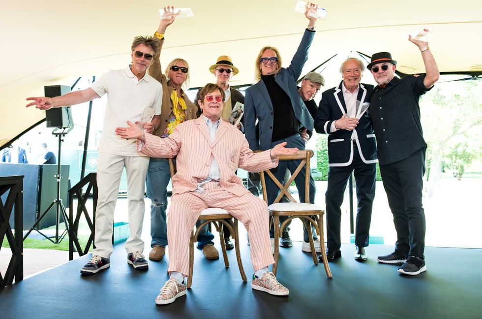 Elton John and His Band Receive Billboard Awards For Making Touring History