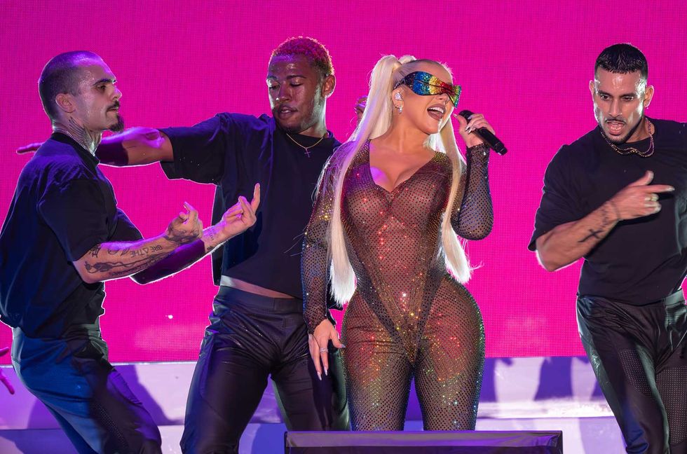 Christina Aguilera Declares ‘You Are Not a Crime’ During Greatest Hits NYC Pride Island Set
