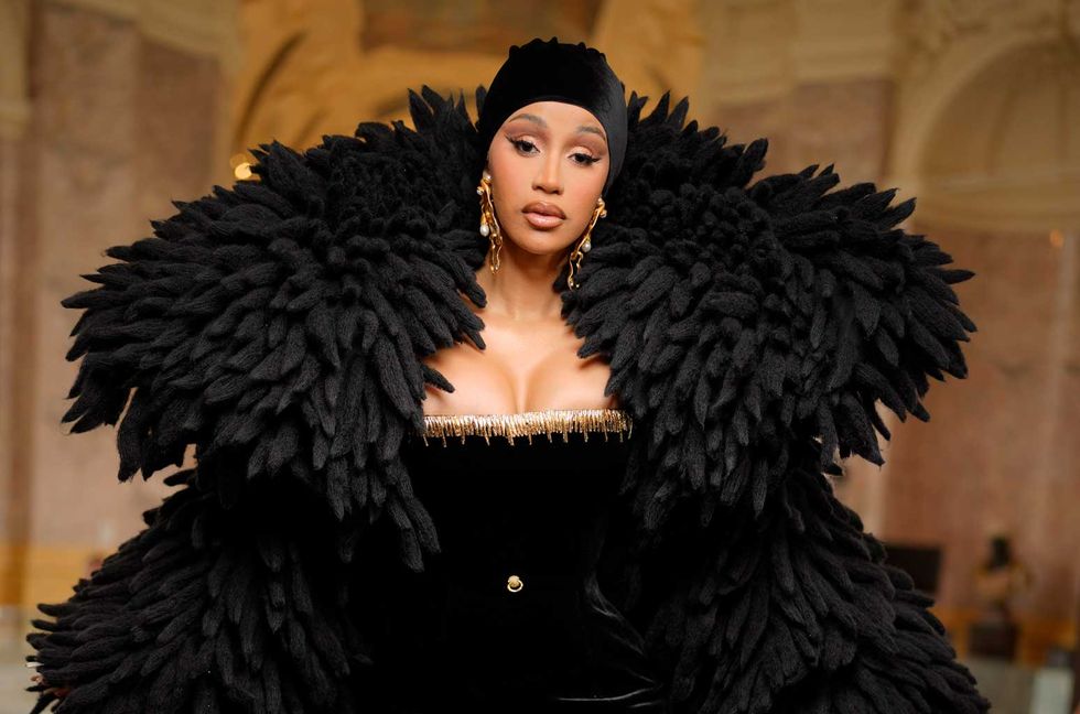 Cardi B Gets Ready for Schiaparelli Show, Gushes Over Grace Jones: Watch