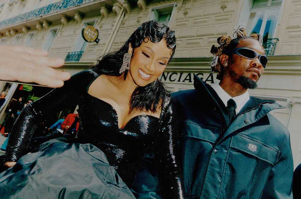 Cardi B & Offset Attend Paris Fashion Week Together Following Cheating Allegations