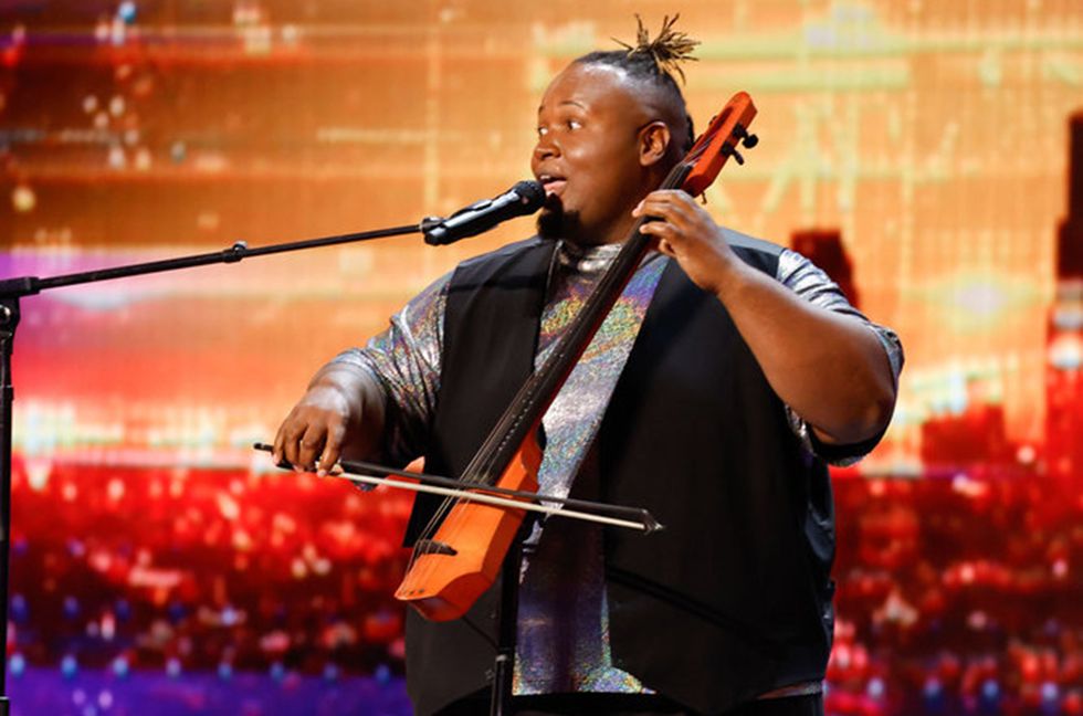 ‘AGT’ Contestant BJ Griffin Puts an Electric Cello Spin on ‘Let’s Stay Together’