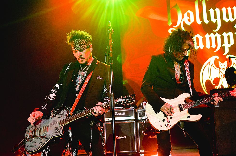 Hollywood Vampires Delay U.S. Concerts After Johnny Depp Fractures Ankle