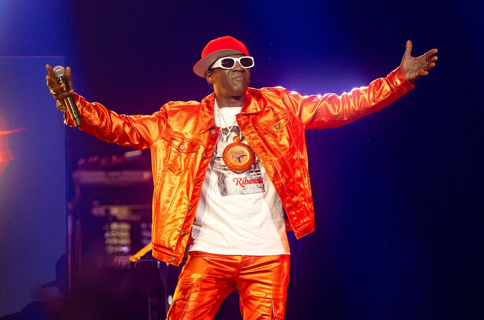 Flavor Flav Joins WGA Strike in Los Angeles, Brings Food to Protesters