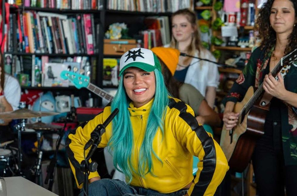 Watch Karol G Sing ‘Mañana Sera Bonito’ Hits in NPR ‘Tiny Desk Concert’