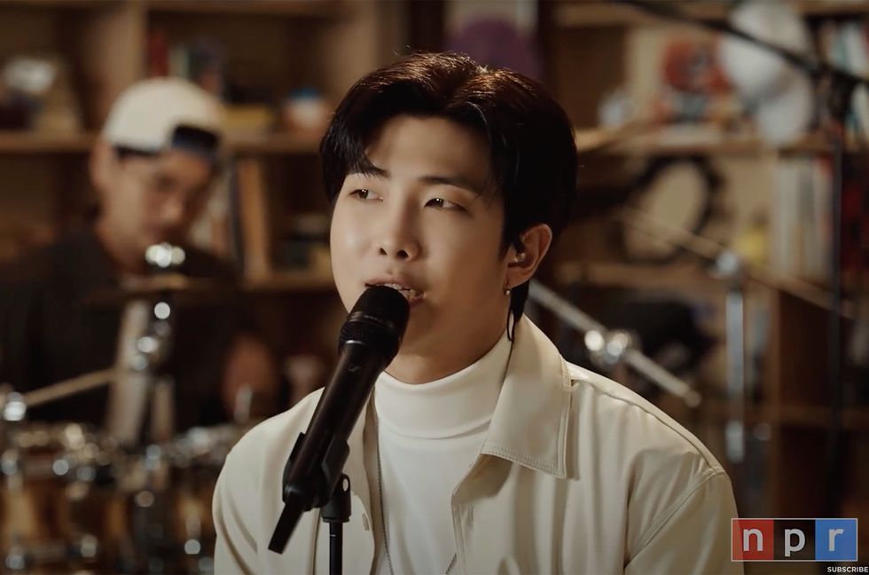 Watch BTS‘ RM Recreate NPR ’Tiny Desk’ Studio For Intimate 3-Song Set
