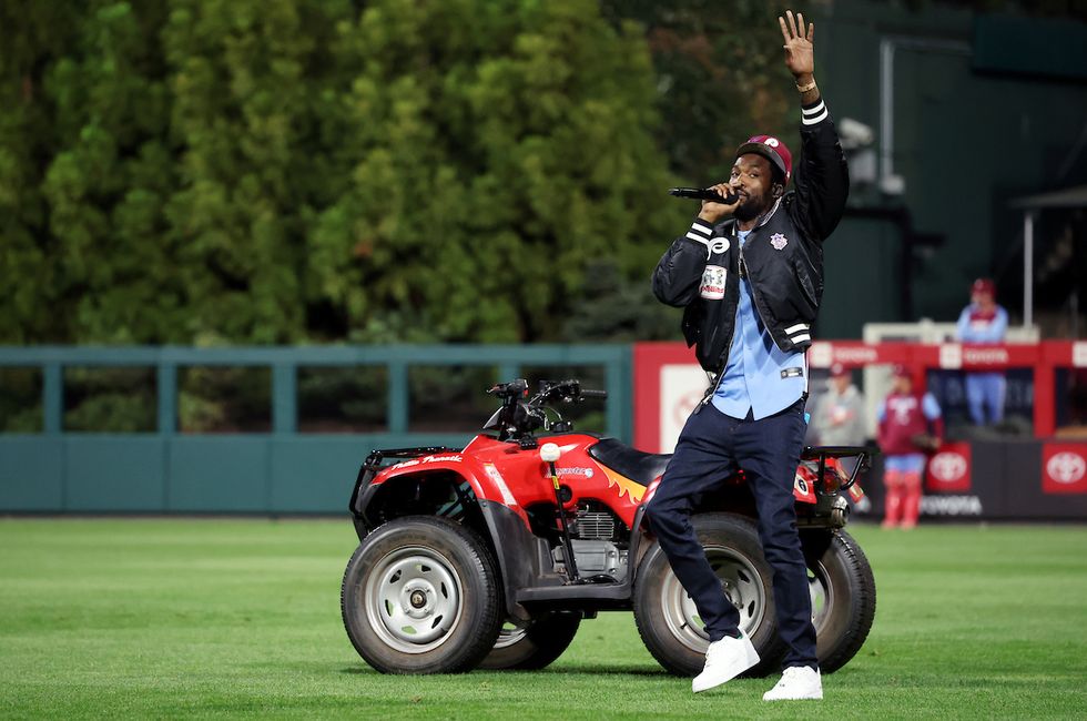Meek Mill Performs Ahead of Game 5 of the MLB World Series